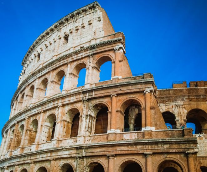The Colosseum in Rome, Italy